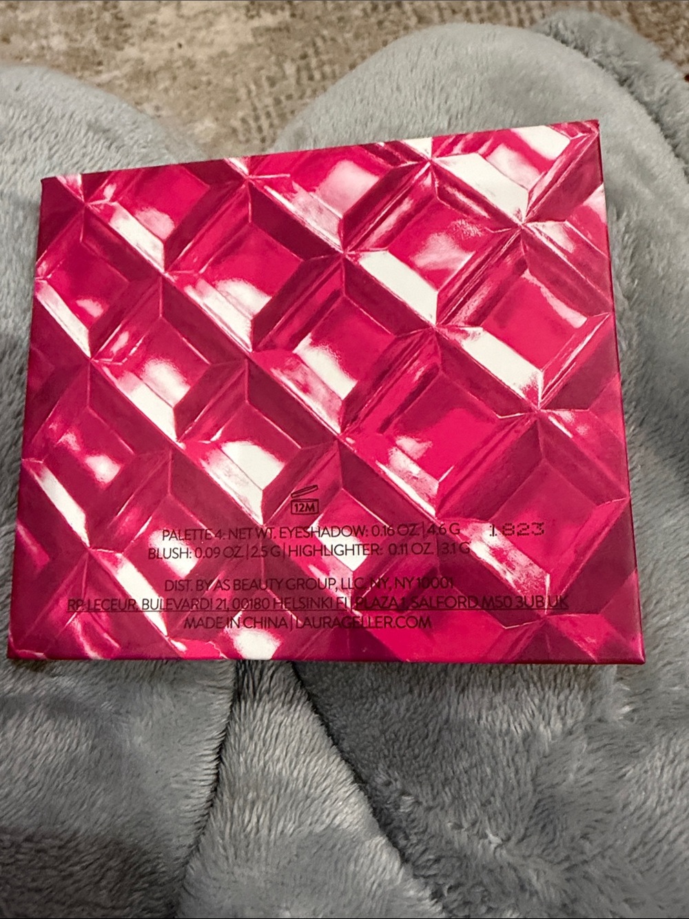 Laura Geller Pink Gem Geometric Eyeshadow Compact - Picture 2 of 3